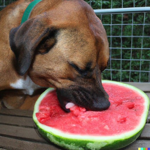 watermelon for dog