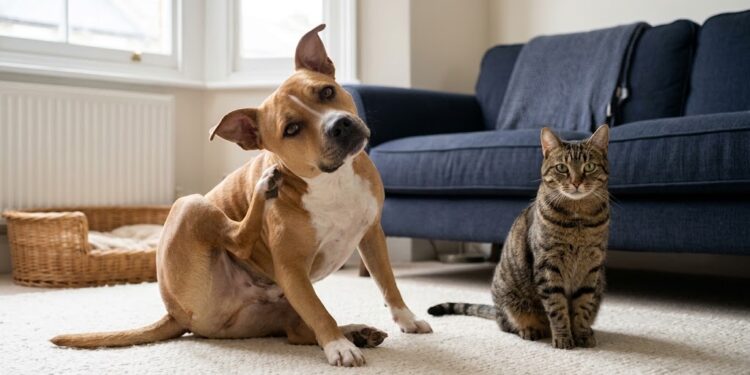 Flea Bites on Cats and Dogs